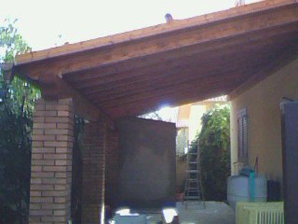 copertura in legno