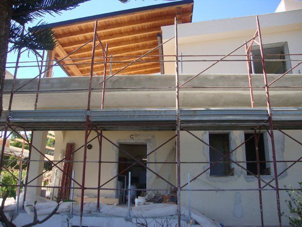 impalcatura per rifacimento facciata