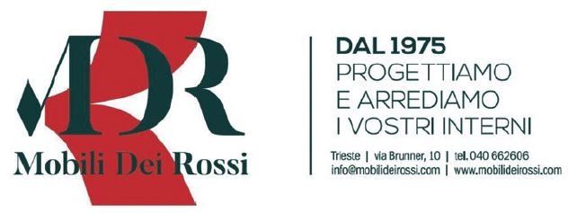 Mobili Dei Rossi logo with large “MDR” letters and Italian text: “Dal 1975 progettiamo e arrediamo i vostri interni.”