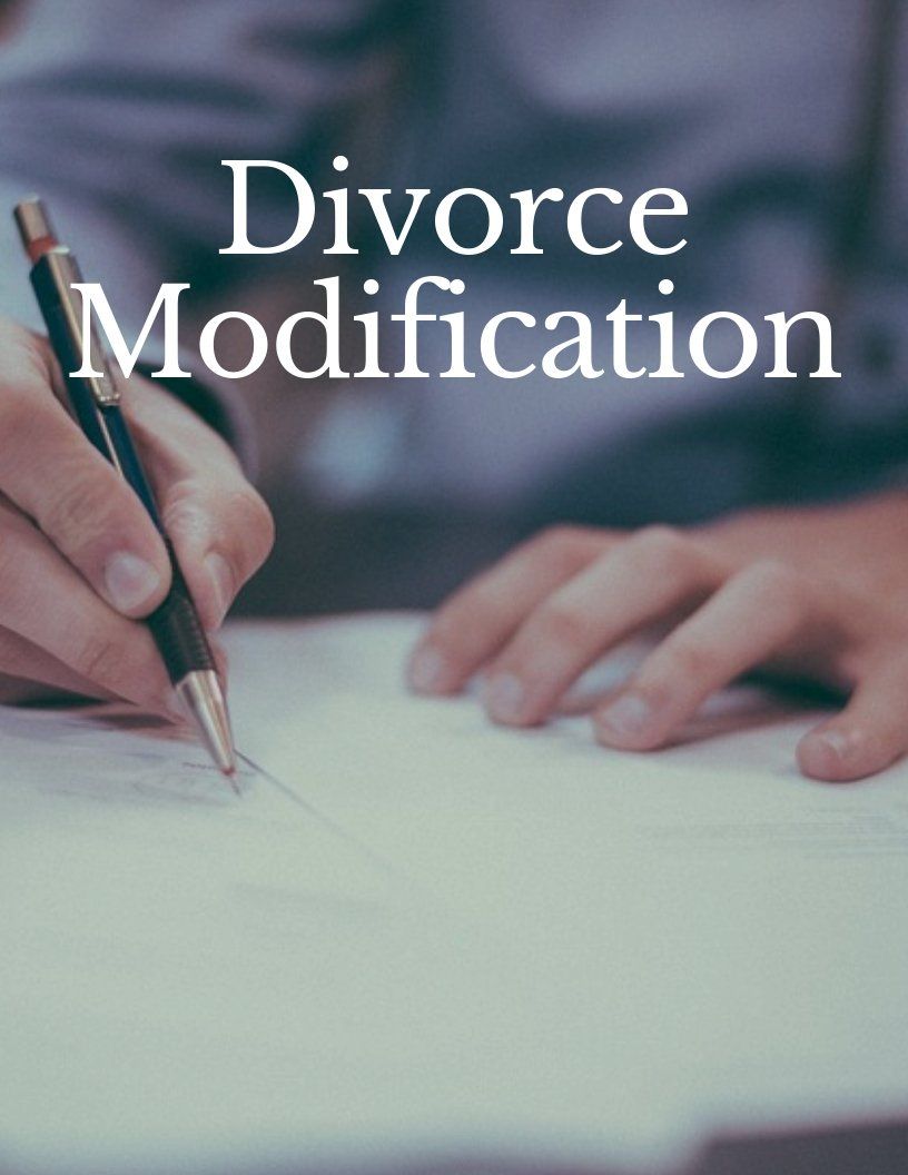 Divorce Modification