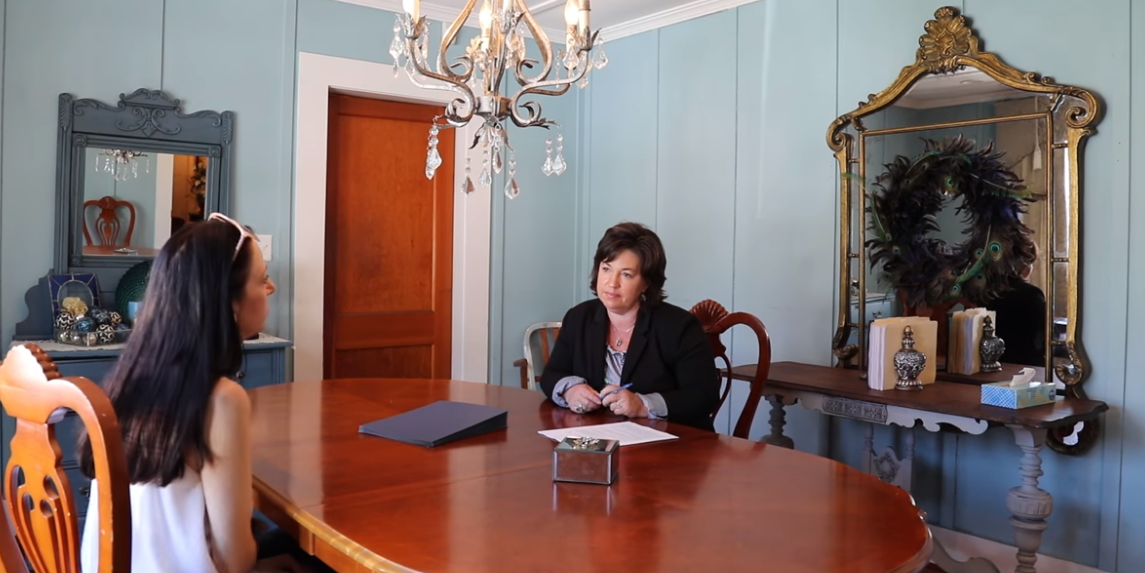 Laura Spencer Coleman In Her Office