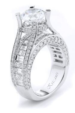 Krizanti Diamond Engagement Ring — Jewelers in Bloomfield Hills, MI Krizanti Diamond Engagement Ring — Jewelers in Bloomfield Hills, MI