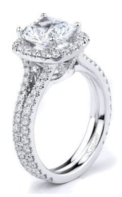 Krizanti Diamond Engagement Ring Halo — Jewelers in Bloomfield Hills, MI Krizanti Diamond Engagement Ring Halo — Jewelers in Bloomfield Hills, MI