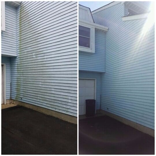 Power Washed Home Exterior — Results in East Windsor, NJ