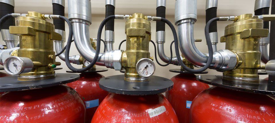 Fire extinguisher filling