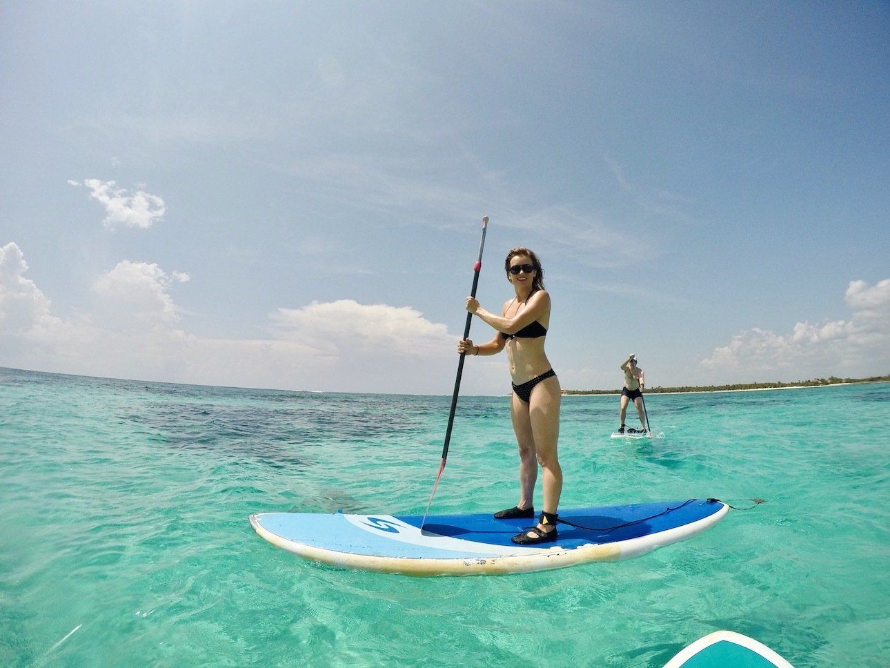 Paddleboarding Tulum Mexico, SUP Snorkeling Soliman Bay