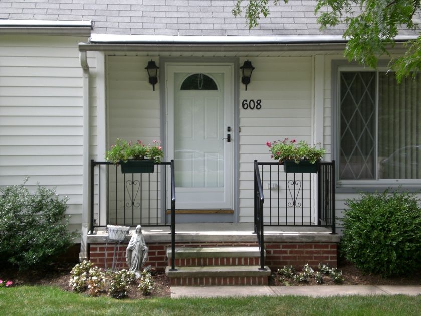 Aluminum Railings & New Door