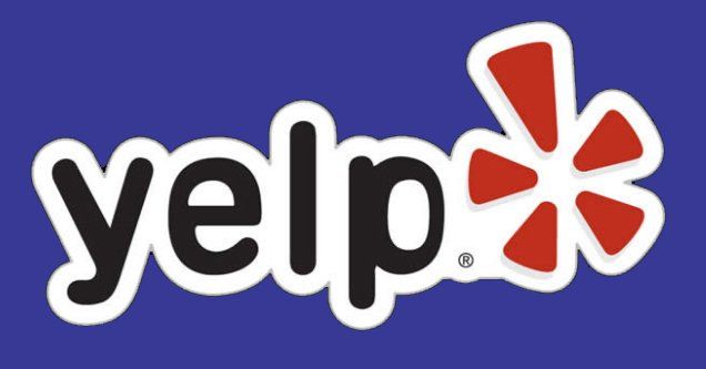 Yelp logo with the word