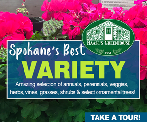 Spokane's greenhouse creative ad display