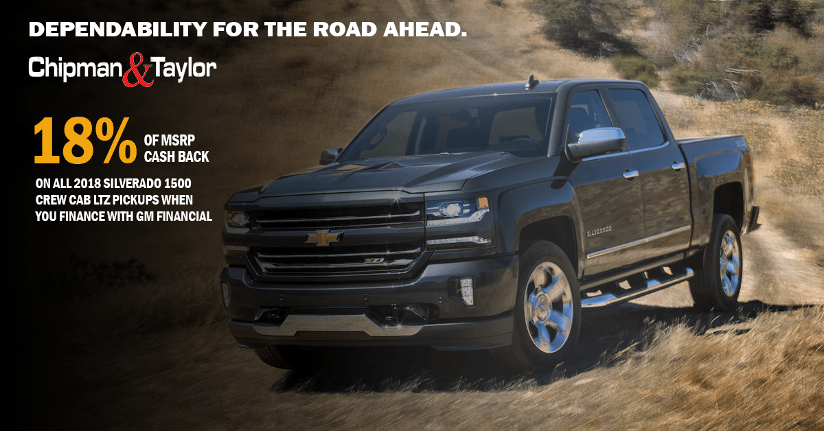 Chevy ad creative for audience extension display ad