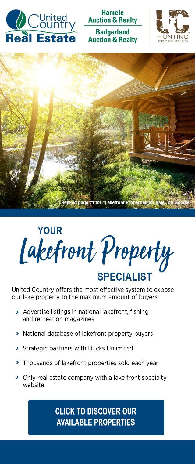 United Country Real Estate targeted email creative
