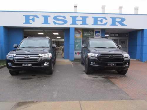two black toyotas