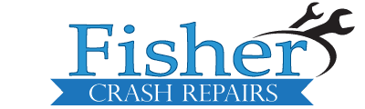 fisher crash repairs business logo fisher crash repairs business logo
