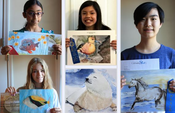 Alan Fine Art Students receiving top honors.