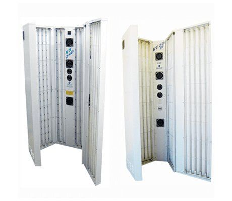 two sunbeds
