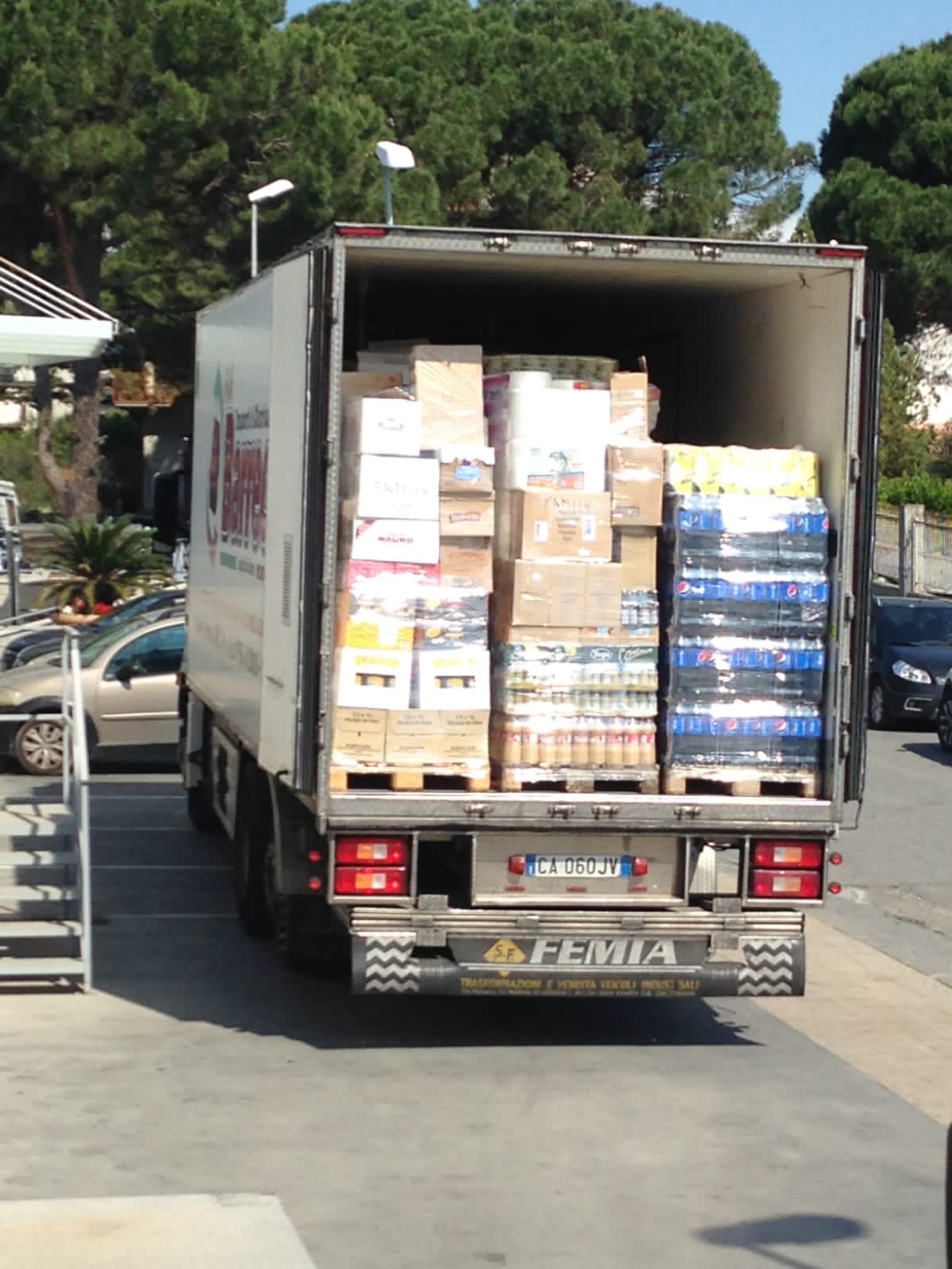 trasporto di generi alimentari