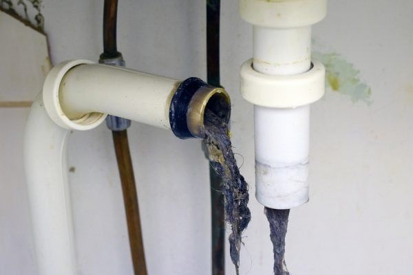 clogged drain