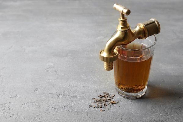 rusty water