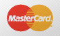 Mastercard logo: two overlapping circles, red and yellow, with 