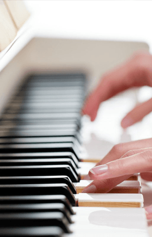 playing piano