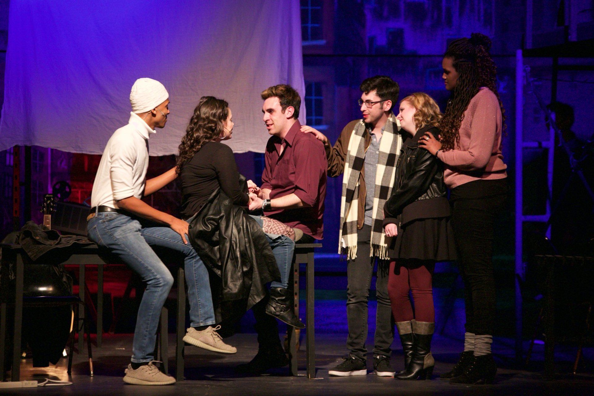 Shane Archer Reed as Roger in Rent Shane Archer Reed as Roger in Rent