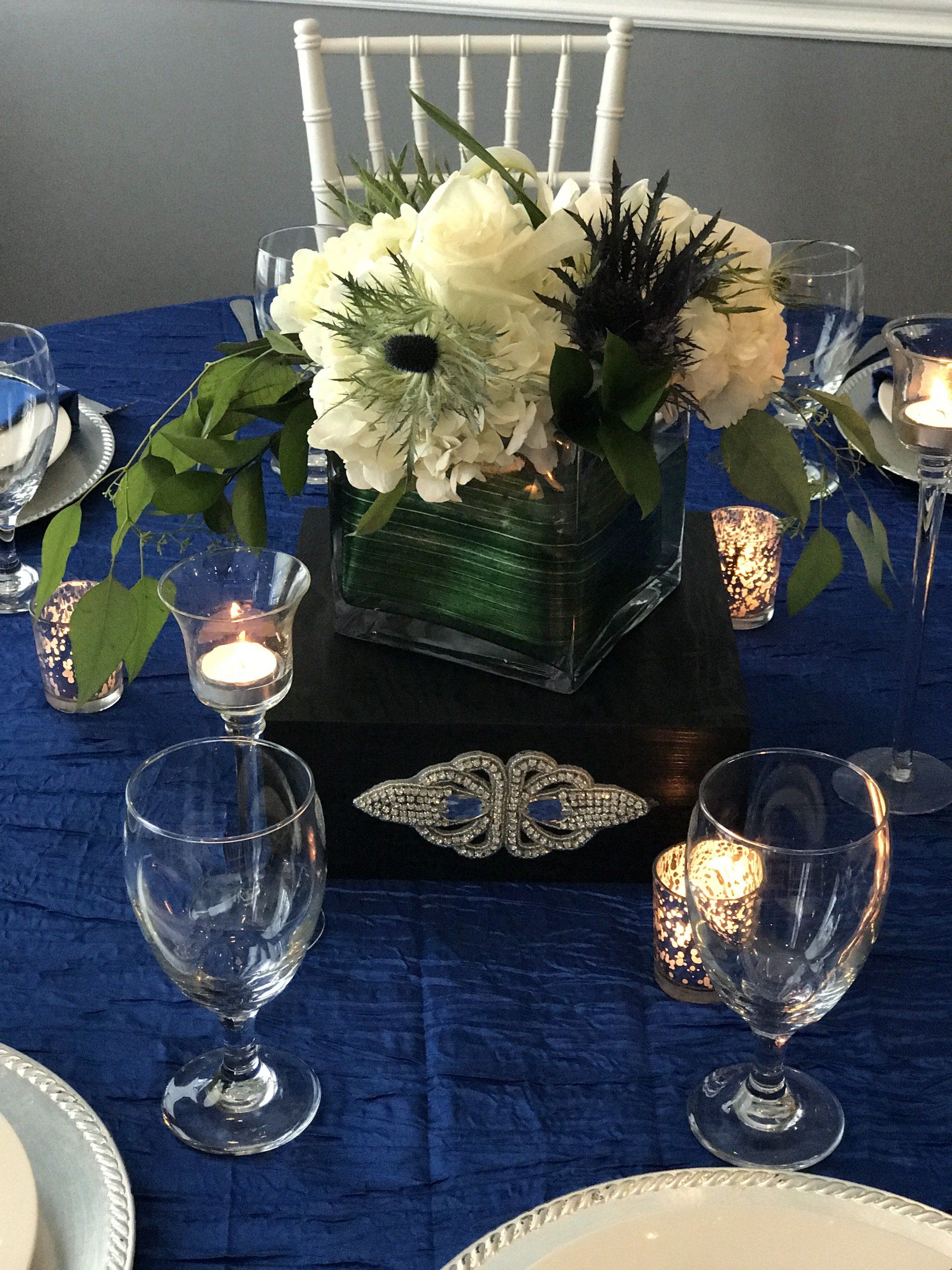 Custom designed multi level centerpiece 