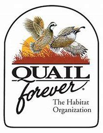 The quail forever logo is a logo for the habitat organization.
