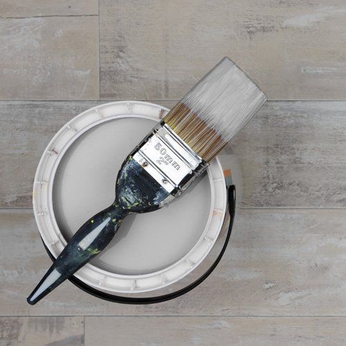 paint bucket and brush