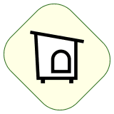 Vector of a kennel