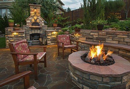 House For Sale — Backyard Fire Pit With Pillowed Chairs in Montgomery, AL House For Sale — Backyard Fire Pit With Pillowed Chairs in Montgomery, AL