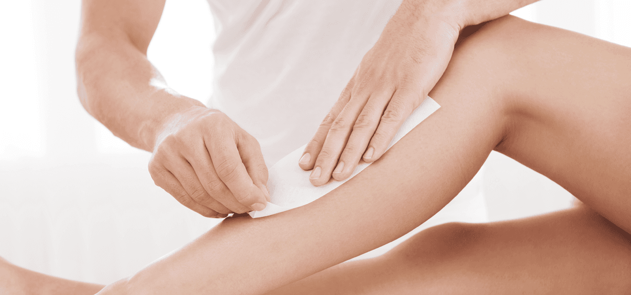 leg waxing