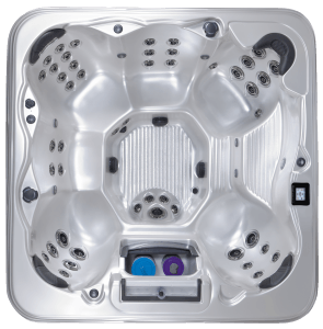 Seating plan for the Island Spas Captiva hot tub