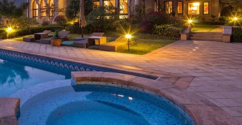 Stone Veneer — Outdoor Pool in Carlisle, PA