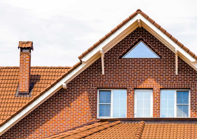 Why trust us? Brick house with brick roof