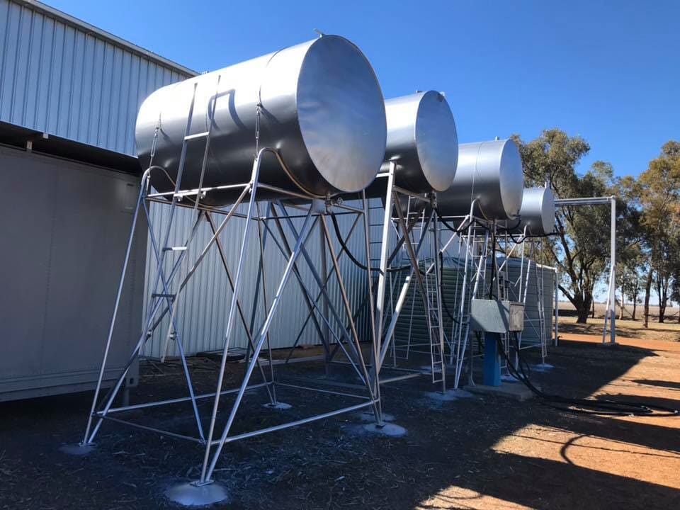 Lane Of Water Tank - Exterior Painting in Toowoomba, QLD