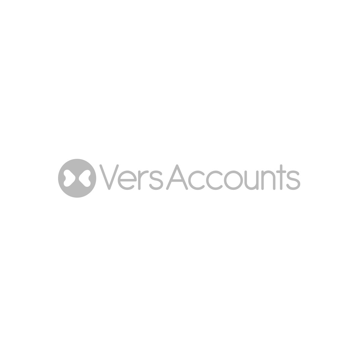 A logo for vers accounts on a white background.