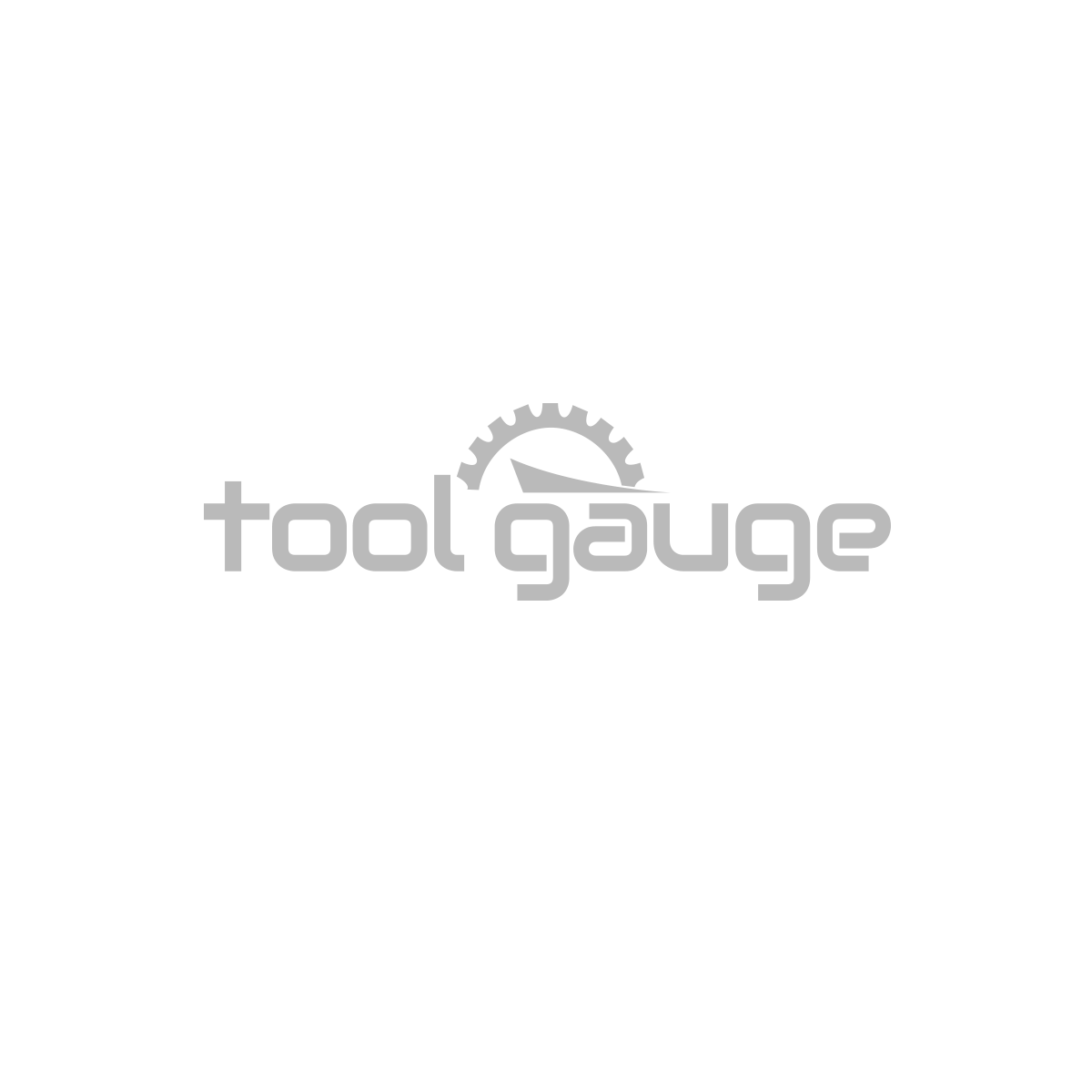 A logo for a company called tool gauge on a white background.