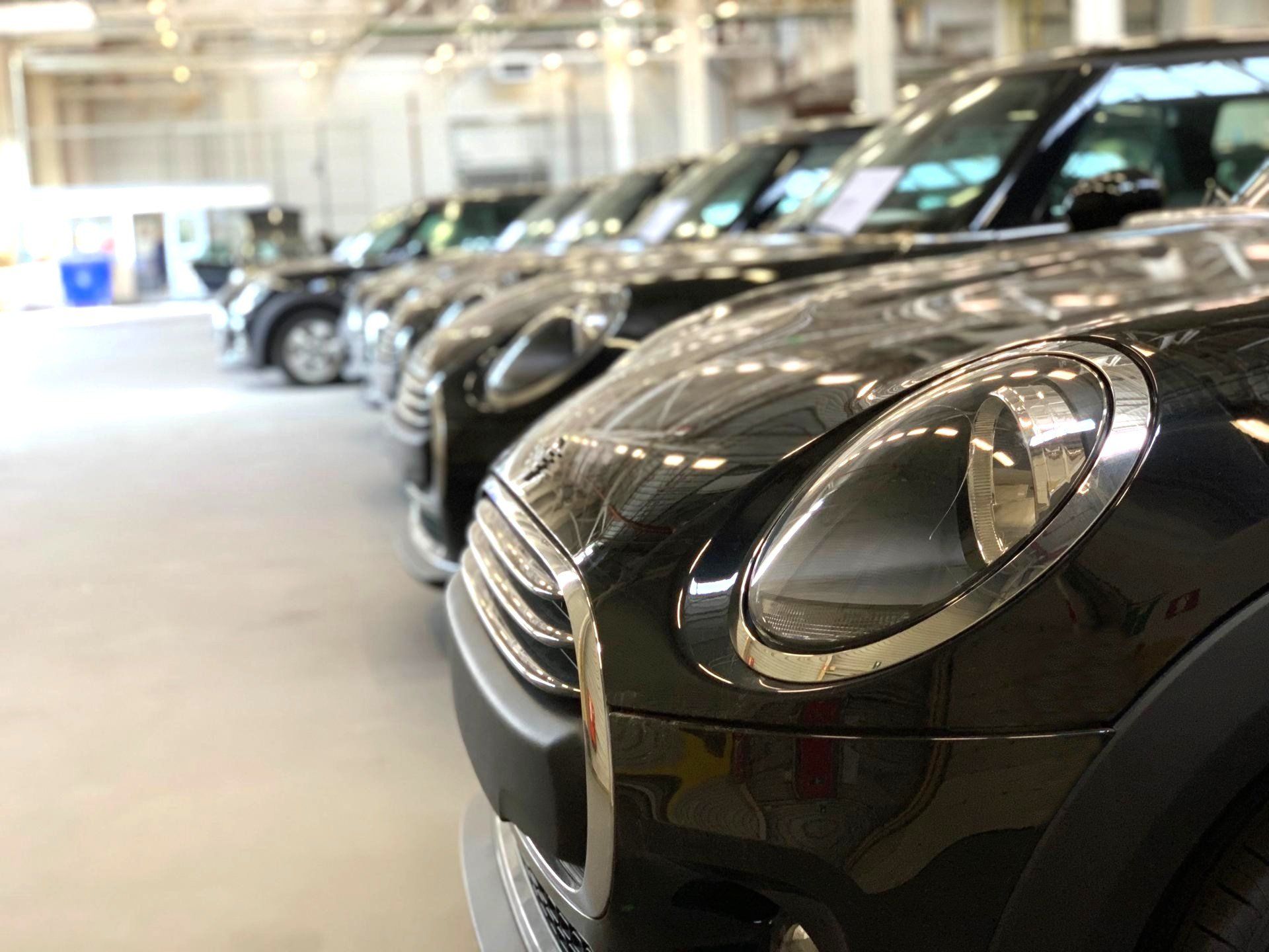 Photo of the parking of care for fleets.