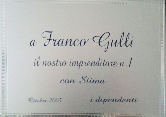 targa dei dipendenti