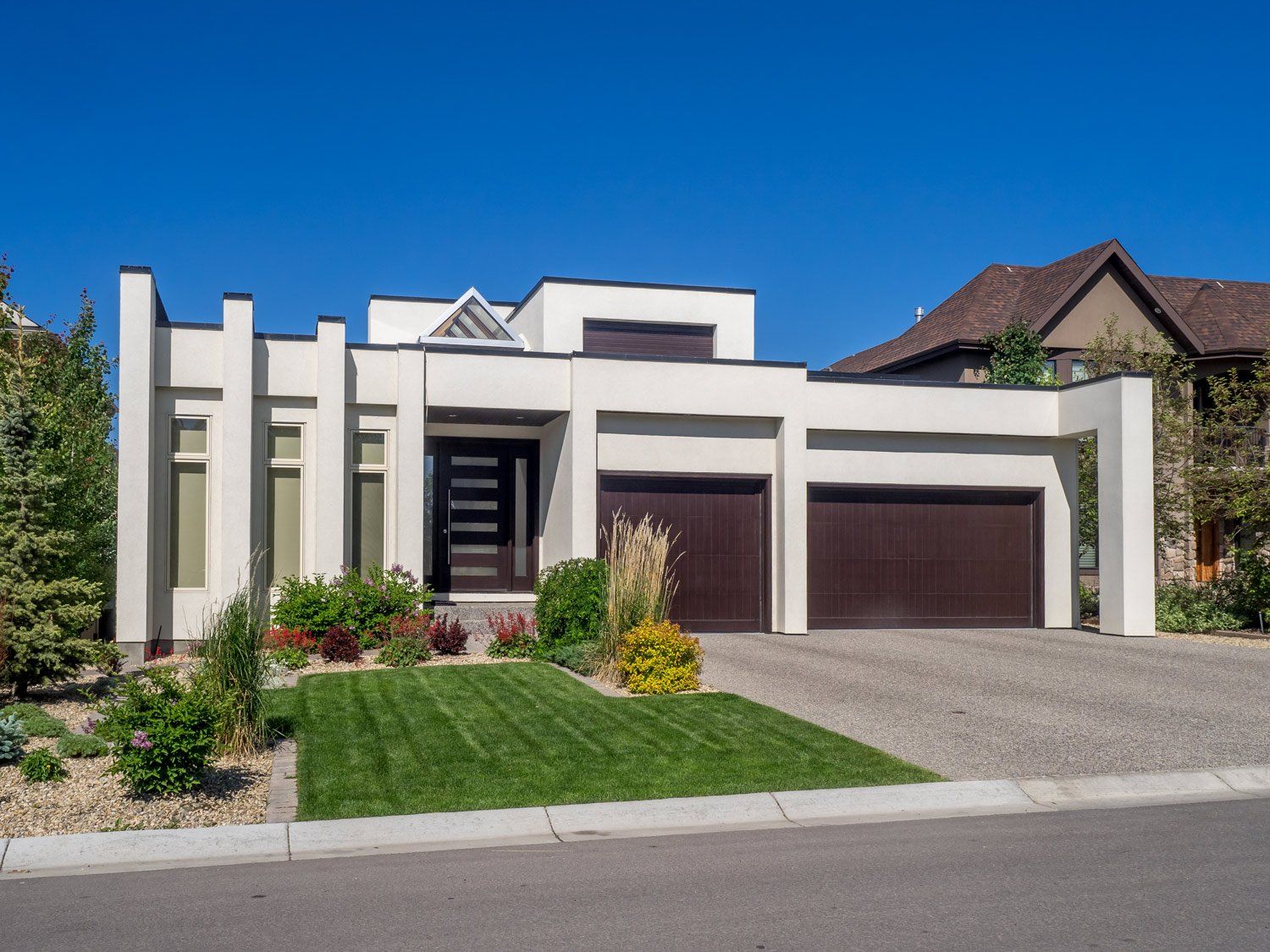 Front Door and garage