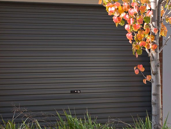 Black Garage Door