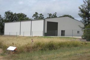 Black rural garage
