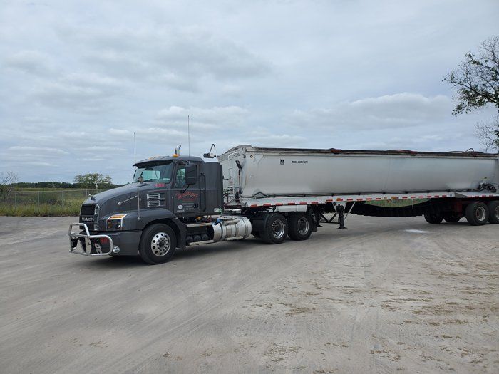 Truck on the Road — Eden, WI — Baumhardt Sand & Gravel, Inc.