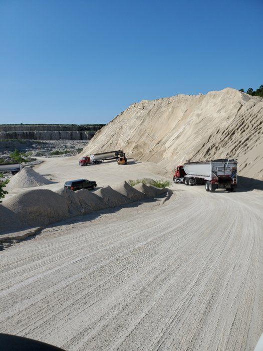 Pile of Sand on the Side of the Road — Eden, WI — Baumhardt Sand & Gravel, Inc.