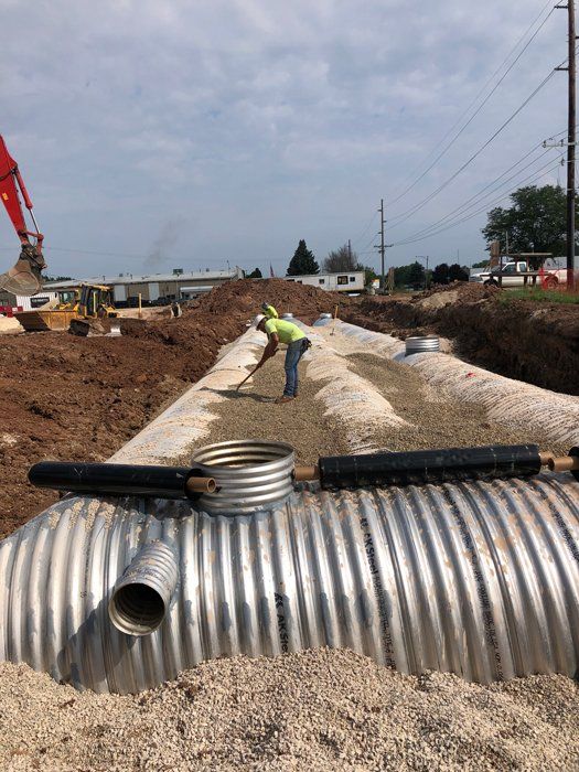Drainage Pipe — Eden, WI — Baumhardt Sand & Gravel, Inc.