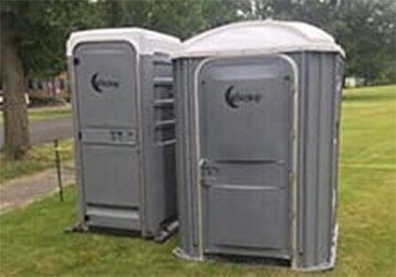 Gray Portable Toilet — Restrooms in Ipswich, MA Gray Portable Toilet — Restrooms in Ipswich, MA