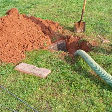 Drain Pipe is Being Connected to Septic Tank for WasteTreatment — Septic Service in Santa Maria, CA Drain Pipe is Being Connected to Septic Tank for WasteTreatment — Septic Service in Santa Maria, CA