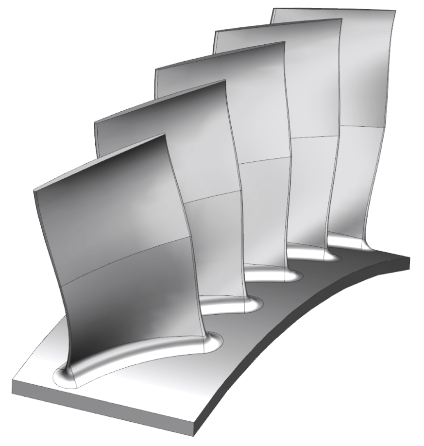 Blisk workpiece