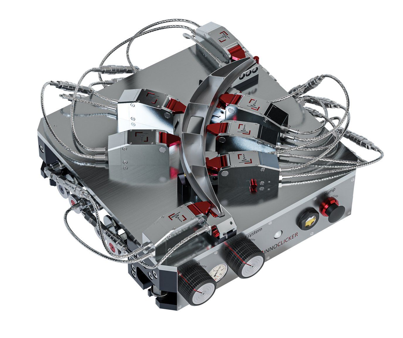 Innoclicker clamping system clamps structural element