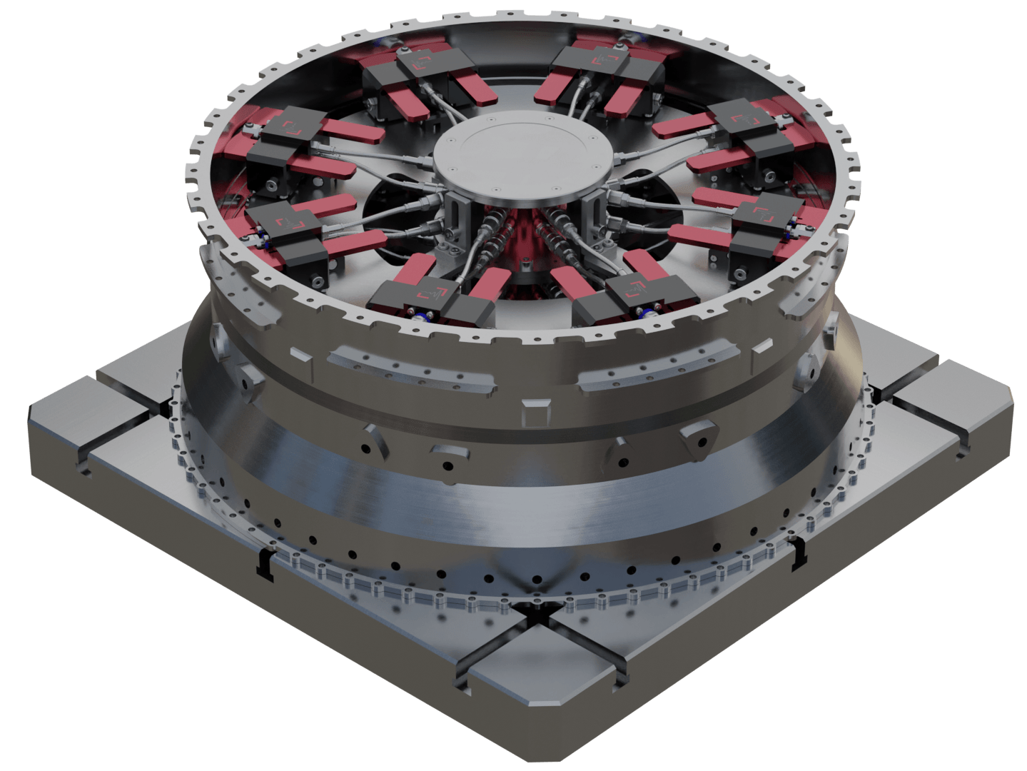 modulares Spannsystem für große dünnwandige Bauteile modulares Spannsystem für große dünnwandige Bauteile